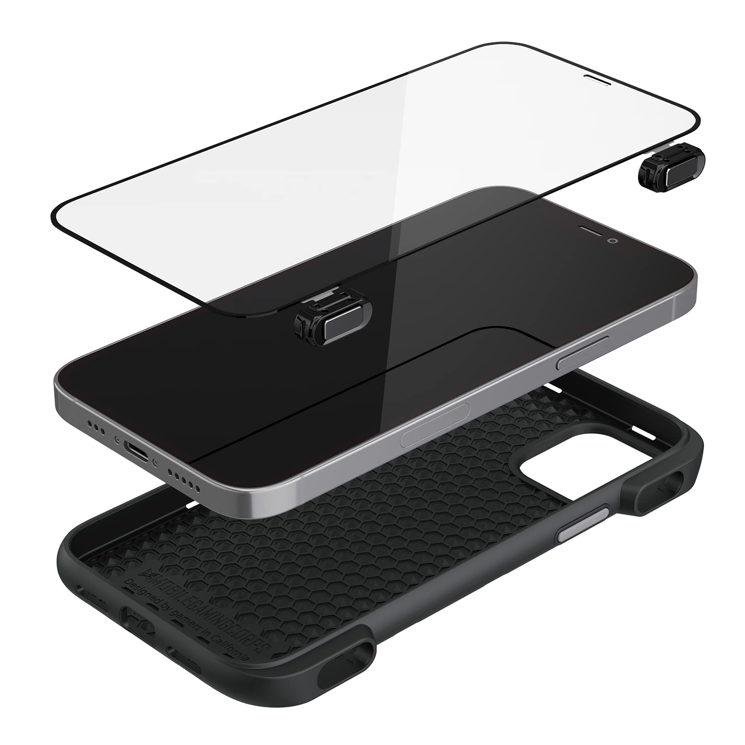 【 MGC 】 iPhone12 Pro / iPhone12 相応う 取り組み 入れもの 高感じやすさ 取りまわし性 盛りかえす 好いたらしい 取り組み用写真フィルム 付き添い人 FPS TPS 取り組み用ゲーミングケース 取り組み制御装置 差し押さえ 不必要 FPS取り組み スマ