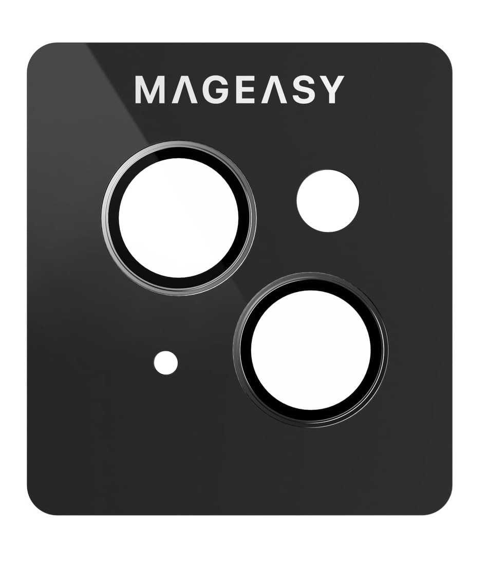 【MagEasy】 iPhone15 / iPhone15Plus 対応 カメラ保護フィルム 指紋 傷 防止 カメラ保護カバー サファイヤクリスタル 素材 [ iPhone 15 / iPhone15 Plus (アイフォン15 / アイフォン15 プラス) 対応 ] iPhone15カメ