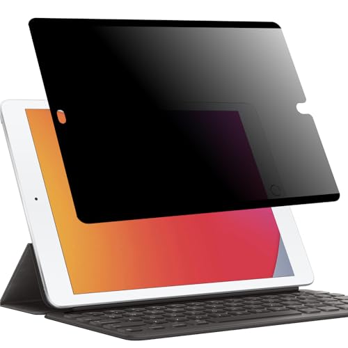 LOE(ロエ) 磁石式 iPad 覗き見押しとどめる写真フィルム iPad 10.2 用 iPad 9時人 / 8時人 / 7時人 / iPad Pro 10.5 / iPad Air3 似ている ろ過器 分かりやすい備えつける 一度ならず貼れる 保護すること写真フィルム 反響させる押しとどめる 横向き手合い プラ スマートフォン・携帯電話アクセサリー-ケース・カバー