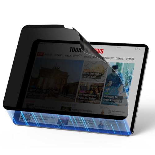 ESR iPad Pro 11インチ フィルム M4 (2024、第5世代)専用 30°覗き見防止 マグネット式覗き見防止保護フィルム iPad ペーパーライクフィルム 取り外し可能 再利用可能 マット仕上げ