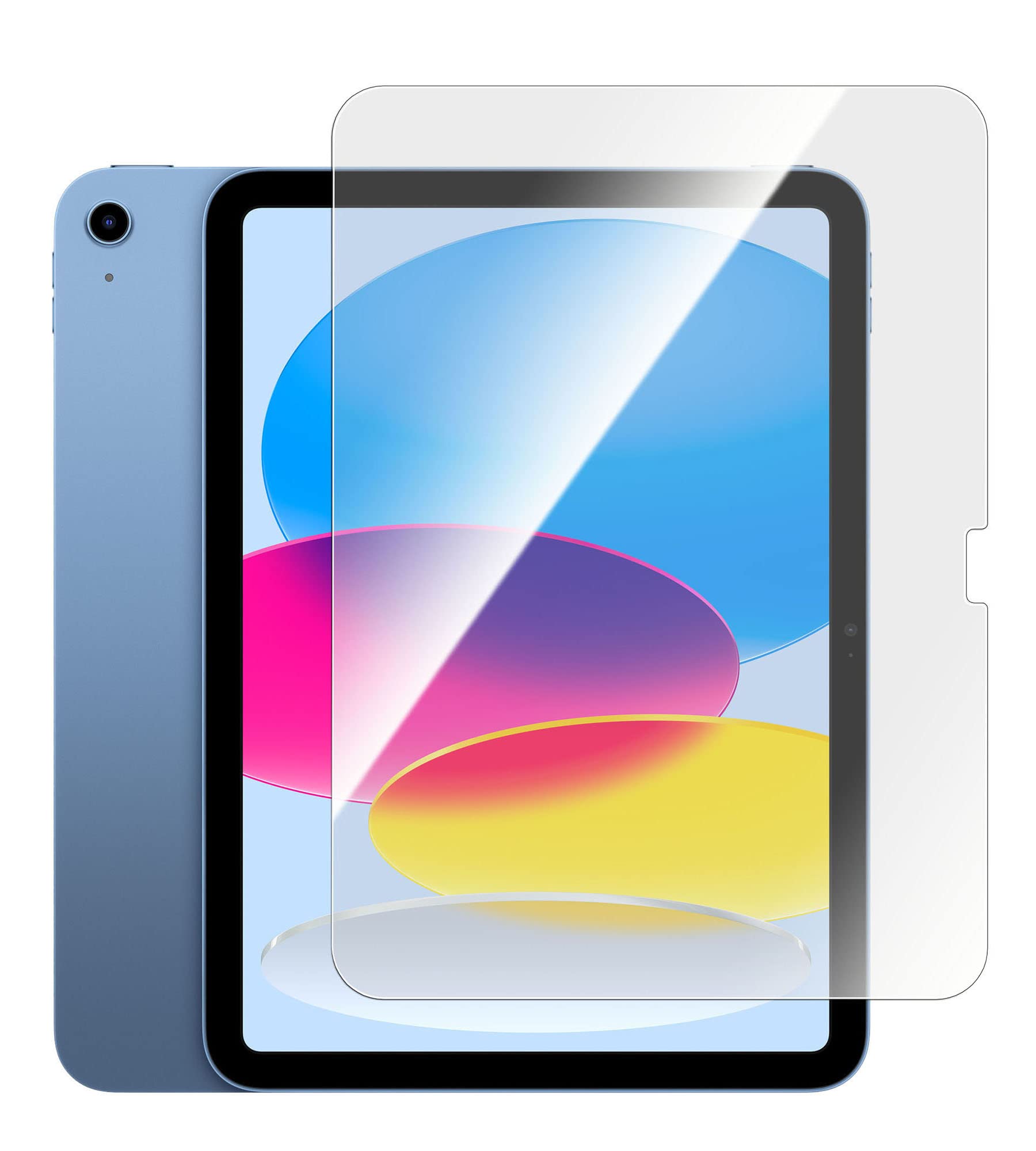 【Torrii】 iPad 10.9 2022 対応 ガラスフィルム 9H 強化ガラス 指紋 気泡 防止 ガラス 保護 フィルム 透明 高透過率 保護フィルム 簡単 貼付 気泡防止 ガラス保護フィルム [ Apple iPad10.9 2022年 アイパ