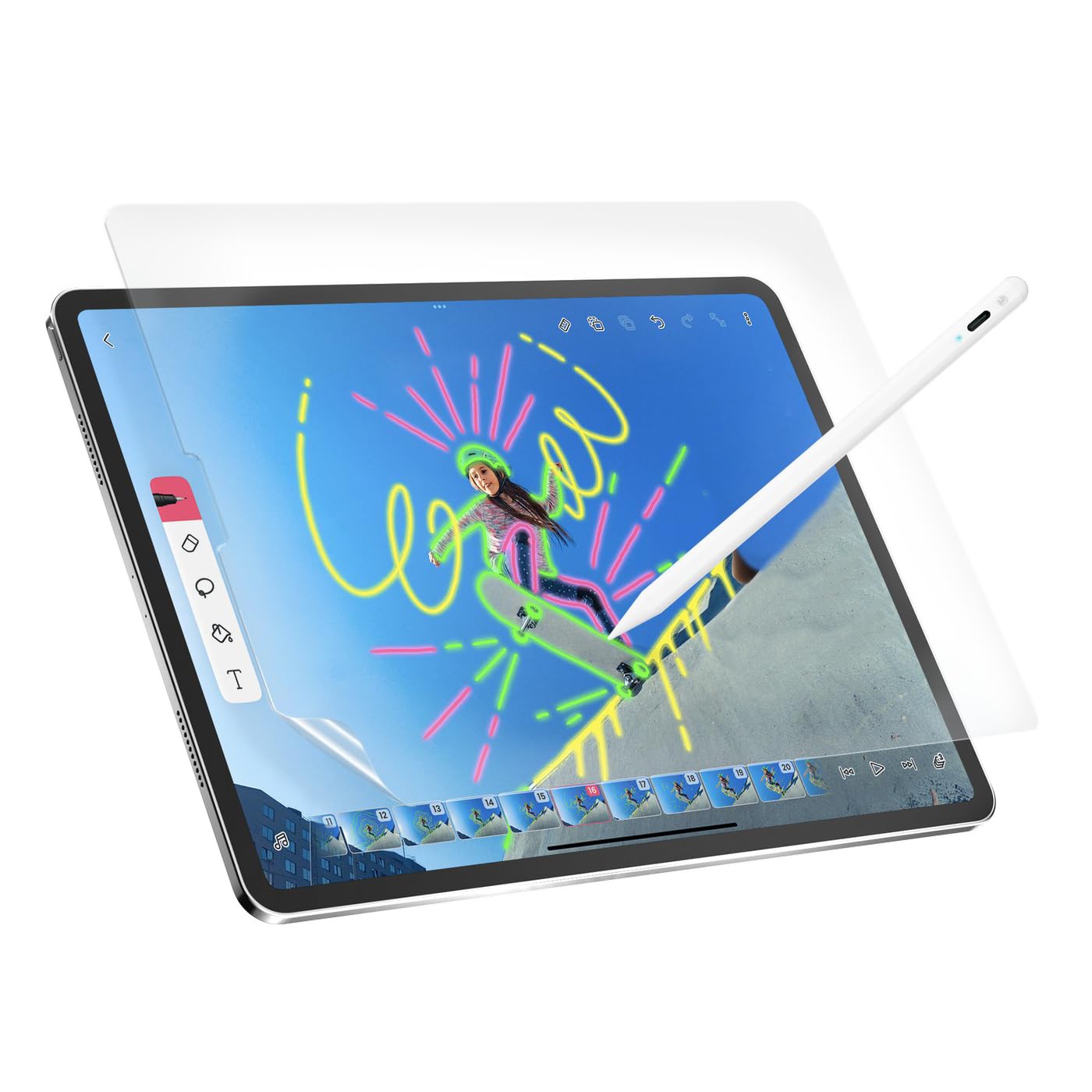 【SwitchEasy】 iPad Pro 12.9 (2018 / 2020 / 2021 / 2022) 相応う ブルーライトカット 写真フィルム 9H 強化因子瑠璃 保護すること瑠璃 指紋 傷 押しとどめる せつ然たる 瑠璃写真フィルム [ Apple iPadPro12.9 アイパッドプロ12.9 第6時人 第5 スマートフォン・タブレット-スマートフォン・携帯電話アクセサリー-ケース・カバー