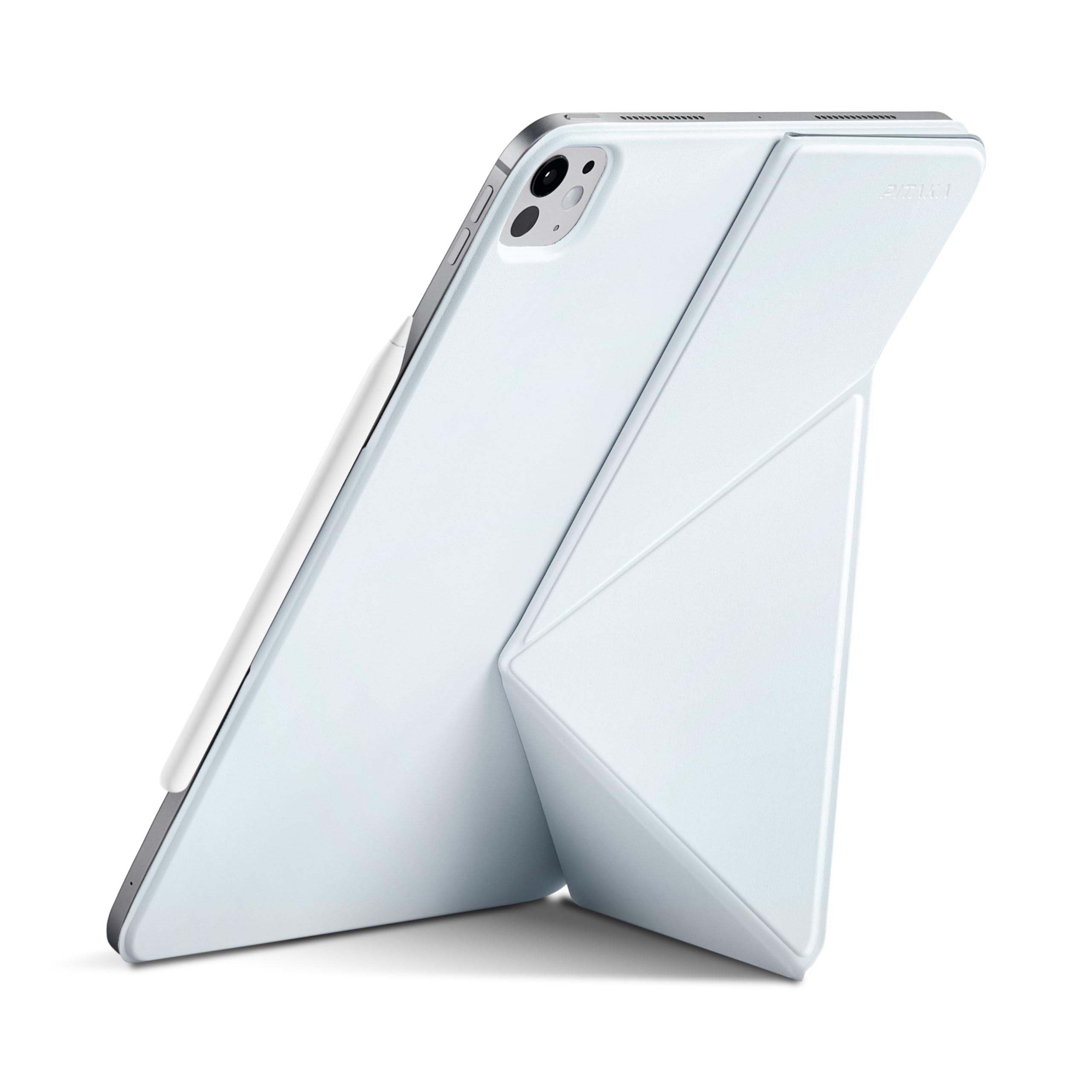 PITAKA iPad Pro 11インチ ケース M4 (2024専用、第5世代) iPad Pro 11インチ カバー 横置＆縦置 タブレットスタンド 磁気吸着 超スリム 軽量 極薄 衝撃保護 折りたたみ 角度調整可能 三角形の構造 安定