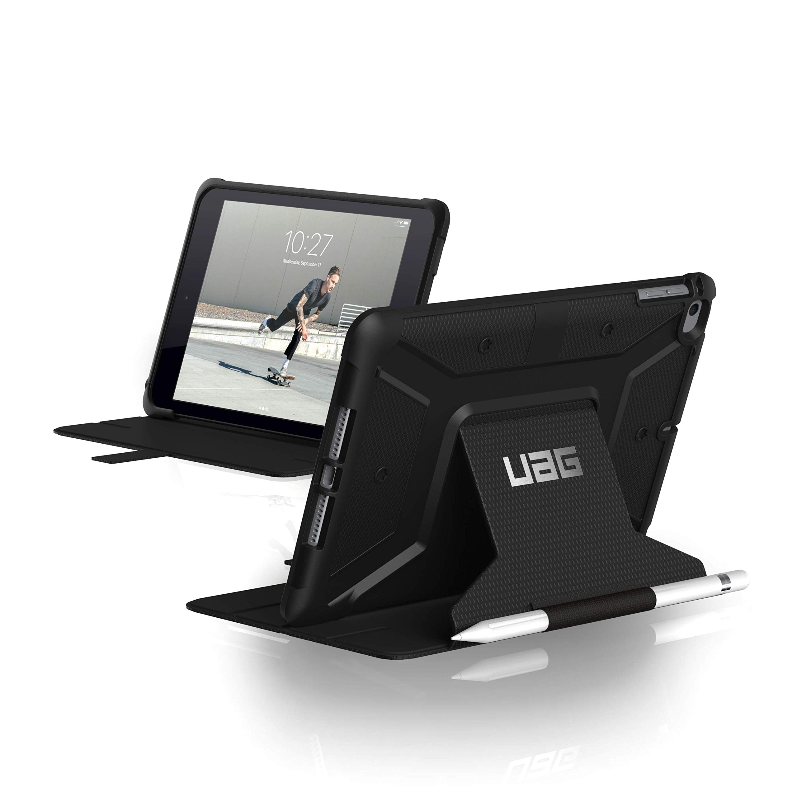 URBAN ARMOR GEAR UAG Folio iPad Mini (第5世代、2019) Metropolis ブラック 121616114040｜T.M.Bストア