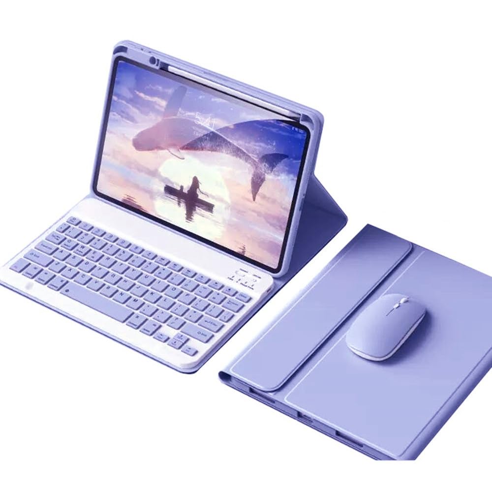 マウス付き 2024 iPad Air 11 インチ/iPad Air 第 5 4 世代 10.9インチ キーボードケース 可愛い iPadPro11 第4/3/2/1世代 カラーキーボード マグネット 分離式 アイパッド キーボード カバー ビジネス 学生