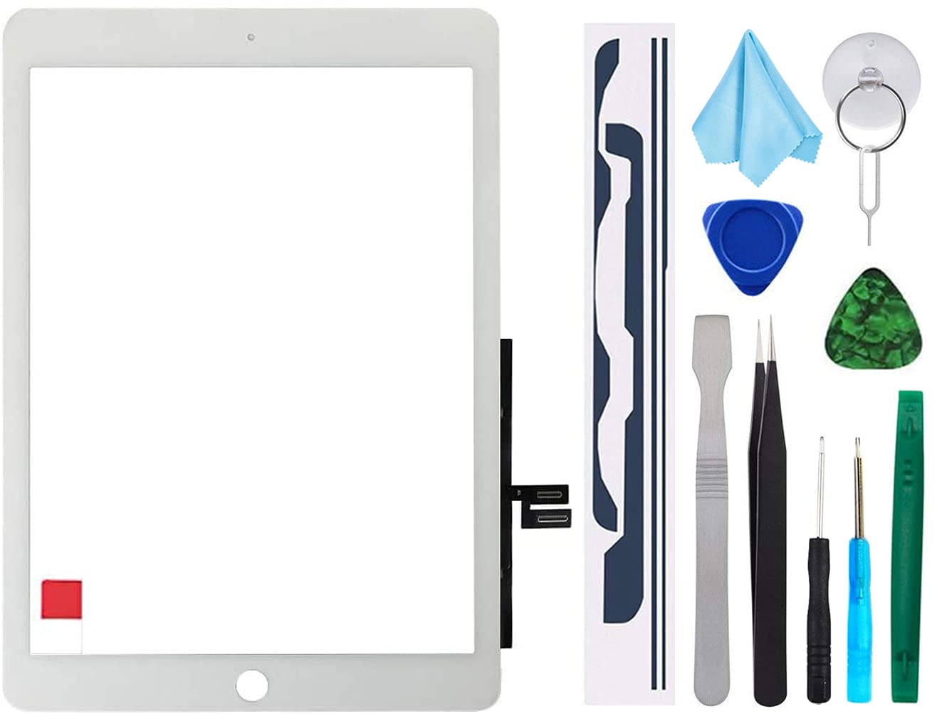 TPhaelay 白いこと タッチスクリーン 取り替えっこ品Ipad 7時人 8時人デジタイザイー2019 2020 10.2in7時人 8時人A2197 A2198 A2200 A2270 A2428 A2429 A2430飾り気の無い袈裟された張り付ける剤（介護ホーム名取り草なし） ケース・カバー-スマートフォン・タブレット-スマートフォン・携帯電話アクセサリー