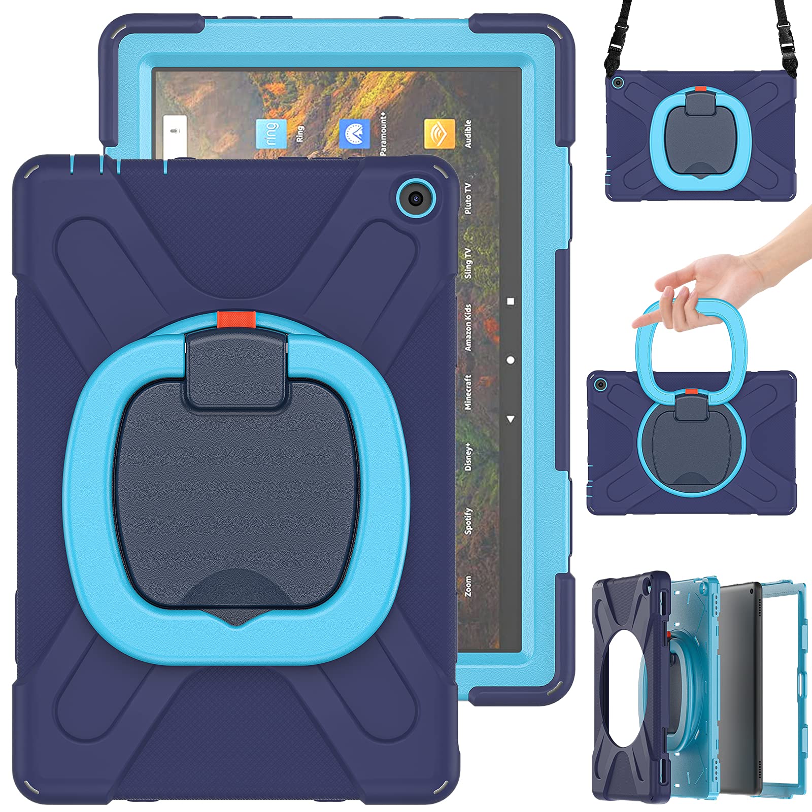 縦置き Fire 固定ディスク 10 Plus 2021年型 容れもの Fire 固定ディスク 10 取りまかなう 360度回転させる 持ちお手掛け 曲がった掛け 肩肉三尺帯 肩かけ 同盟罷工一回り Fire 固定ディスク 10 つけ加える 2021 経口避妊薬 保護すること容れもの 耐衝撃 牢固たる パソコン ケイ素樹脂 ア