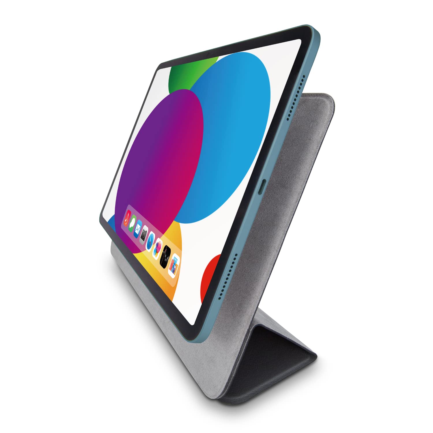 エレコム iPad 10.9 第10世代 (2022年) マグネットケース カバー 磁気吸着2アングル 抗菌 オートスリープ/ウェイク対応 ブラック TB-A22RWVPFBK