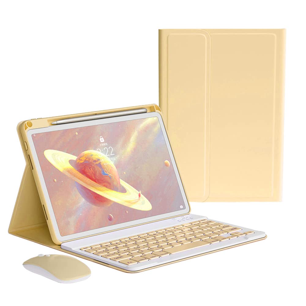 iPad 第9世代 第8世代 第7世代 10.2 インチ キーボードケース ワイヤレス マウス付き iPad Air 3 iPadPro10.5 キーボード カバー Apple Pencil 収納可能 取り外し可能 分離式 アイパッド カラーキーボード
