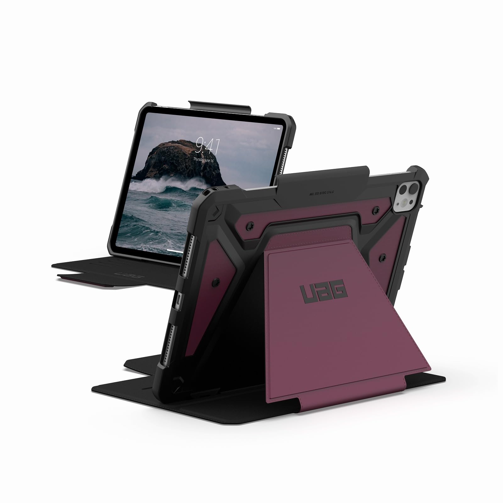 URBAN ARMOR GEAR 11インチ iPad Pro (M4) 対応 耐衝撃ケース METROPOLIS SE ボルドー 【日本正規代理店】 UAG-IPDP11M4-FSE-BD｜T.M.Bストア