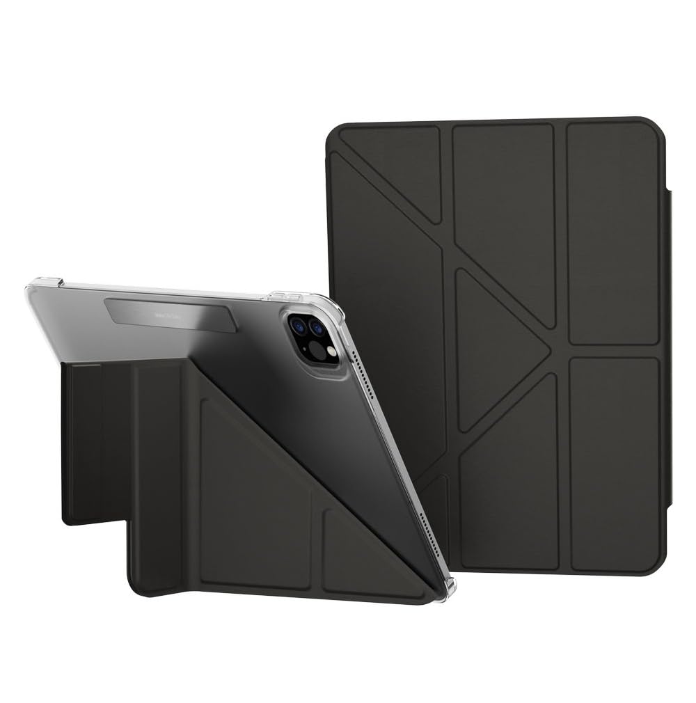 【MagEasy】 iPad Air 11インチ M2 対応 ケース 手帳型 5WAY スタンド付き 保護 カバー 動画視聴 タイピング スタンド [ iPadAir 10.9 &iPad Pro 11 アイパッドエアー 第4世代 第5世代 対応 ] FACET ブラック｜T.M.Bストア