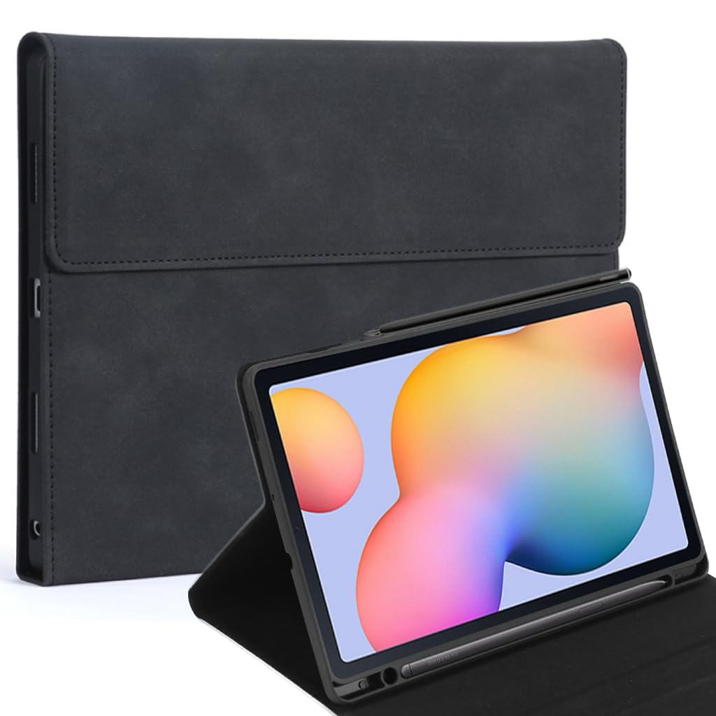 【YCJDP】Galaxy Tab S6 Lite 用ケース 10.4インチ 360°全面保護 スタンド機能 多視角調整 ペンノッチ付き 磁気吸引 衝撃吸収 擦り傷防止 耐汚れ 落下を防ぎます Galaxy Tab S6 Lite(Wi-Fi) タブレットカバ|T.M.Bストア