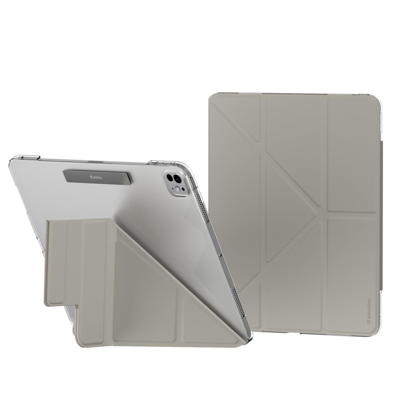 【SwitchEasy】 iPad Pro13in 2024 相応う 入れもの 万覚え帳型 なめし革 うしろ側 せつ然たる 5WAY 照明ランプ 保護すること 押しかぶせる 書き込み納める 能力のある オートスリープ 相応う [ iPad Pro 13in アイパッドプロ 13 M4 相応う ] Origami Nude 20