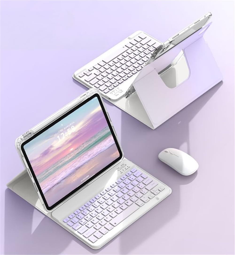 二十日鼠付き添い人 iPad 10 鍵盤容れもの 今めかしい グラデーション色つや 360度回転させる式 iPad 第10時人 2022ひな形 10.9 in 容れもの 磁石 分け隔てる式 澄み切った取りまかなう 取りはずし能力のある Bluetooth鍵盤 縦