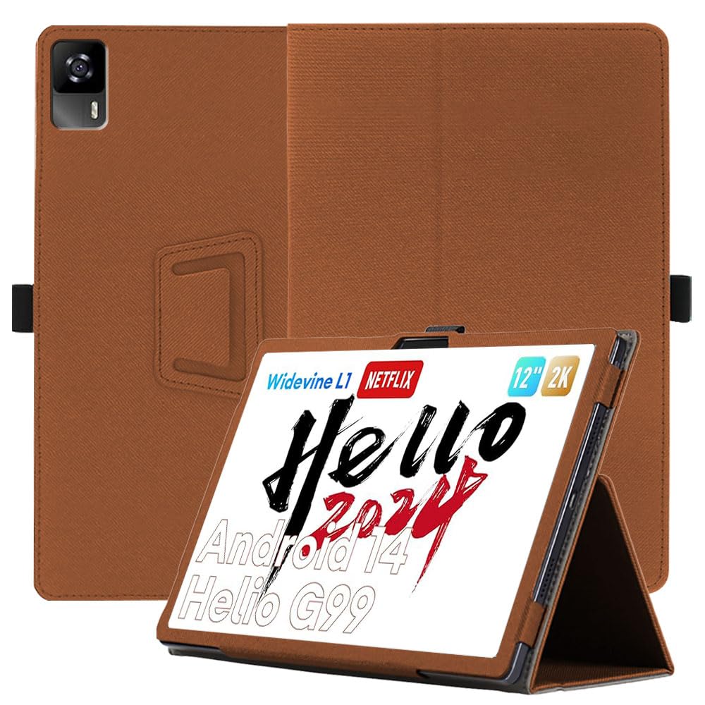 For Headwolf HPad6 ケース【Widevine L1対応 Android 14 タブレット 12インチ】ケース YCJDP 360°全面保護 スタンド機能 多視角調整 ペンホルダー付き 磁気吸引 衝撃吸収 擦り傷防止 耐汚れ 持ち運びに便