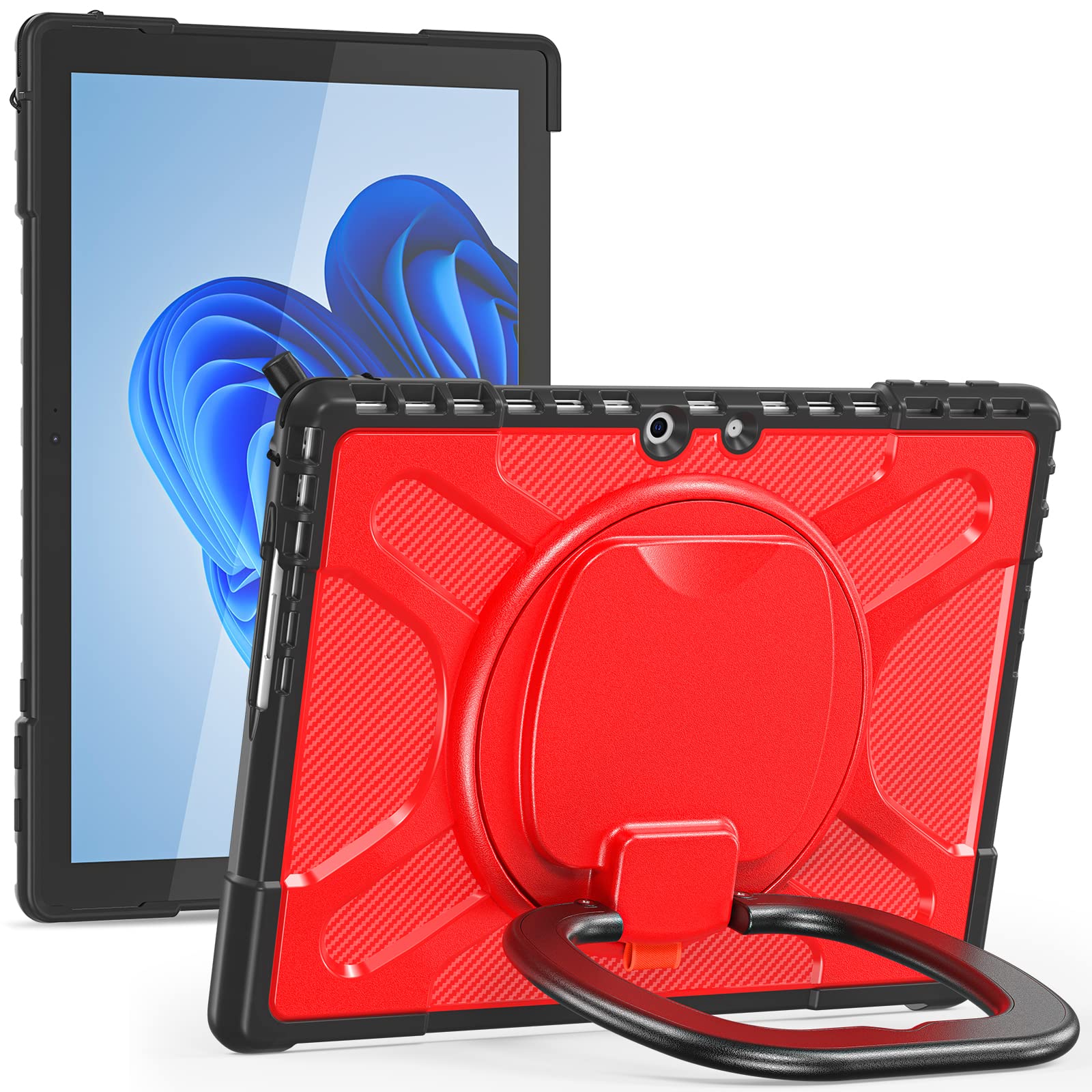 for Surface Pro11/Pro 10/Pro9ケース，360&deg;回転スハンドホルダー スタンド マイクロソフト surface pro 11/pro 10/pro 9 カバー (13 インチ) ，おしゃれ 耐衝撃サーフェス プロ11/10/9 保護ケース，丈夫 キッズ ｜T.M.Bストア