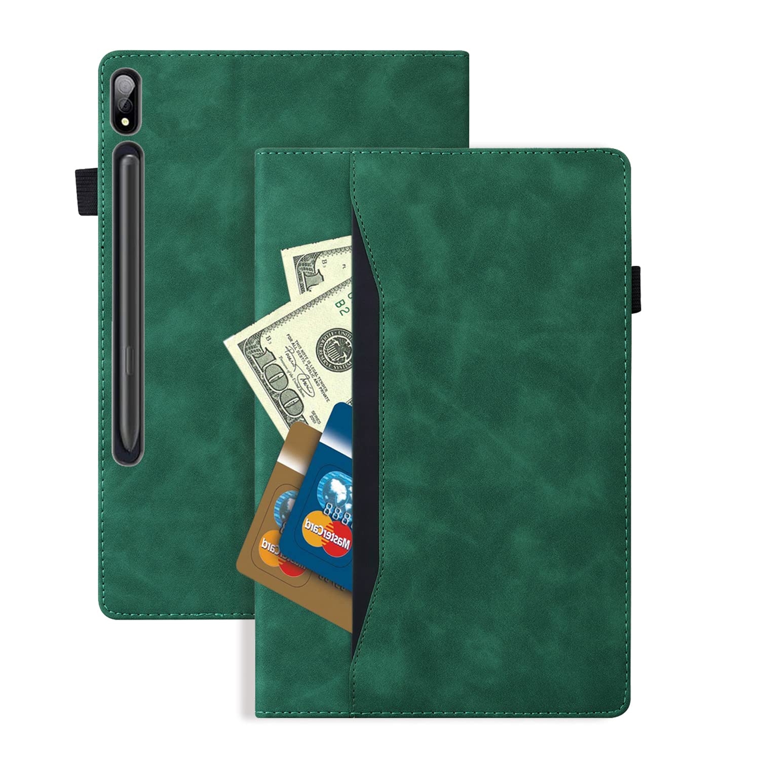 Kedic Galaxy Tab S8+ ケース (SM-X800 X806) Galaxy Tab S7 Plus ケース (SM-T970 T976B) Galaxy Tab S7 FE カバー (SM-T730 T733 T736) 12.4インチ 軽量 耐衝撃性 Galaxy Tab S8 Plus タブレットpcケース TPU素材保護 手触りがいい