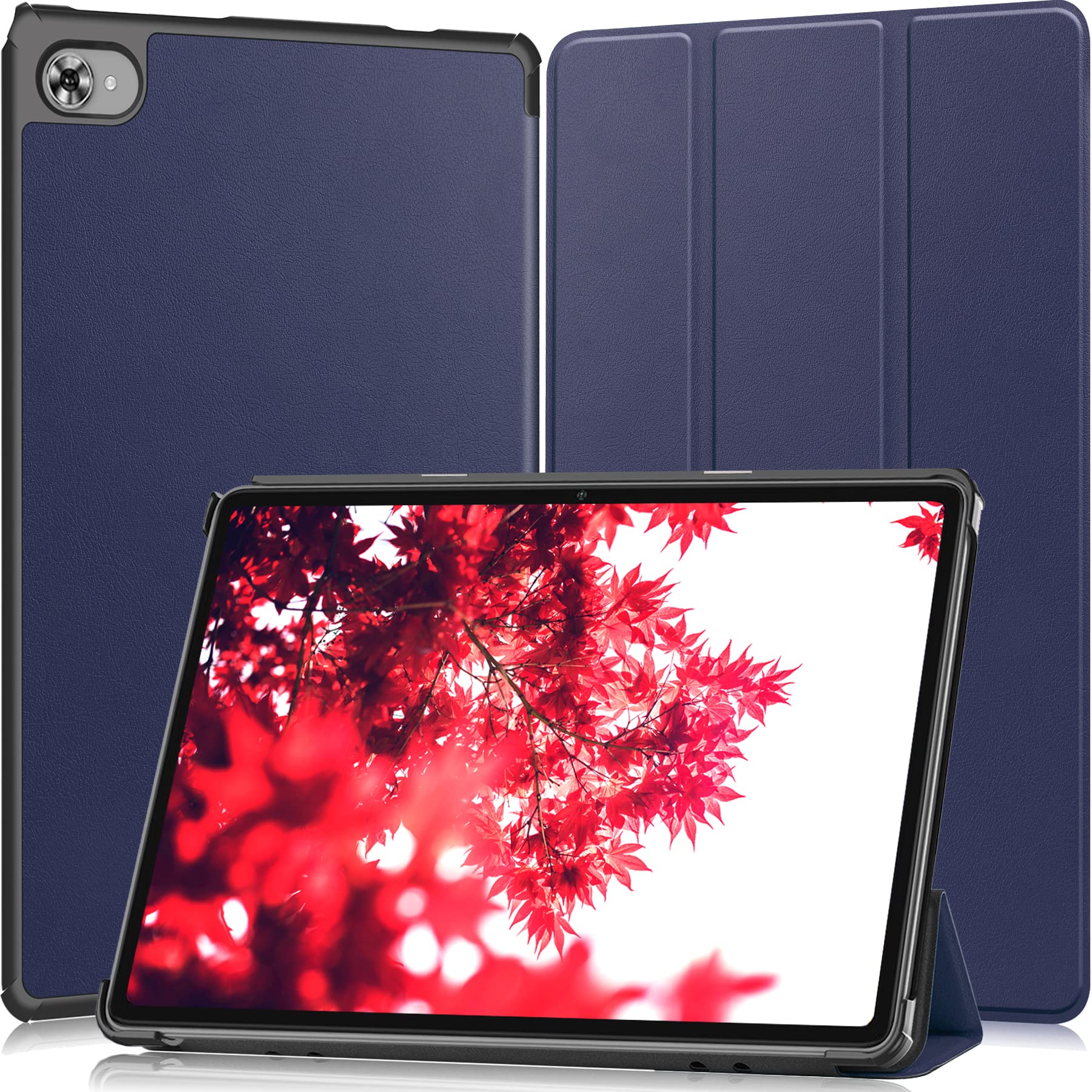 FOR TEC LAST M40Plus / P30S / P40HD ケース タブレット ケース 新型 M40Plus / P30S / P40HD カバー スタンド機能付き 保護ケース 三つ折 マグレット開閉式 薄型 超軽量 全面保護型 FOR TEC LAST M40Plus / P30S / P40H