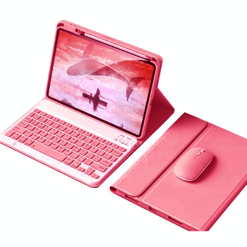 マウス付き iPadAir 11インチ 2024/ iPad Air 第 5 4 世代 キーボードケース 可愛い アイパッド iPad Pro 11 第4/3/2/1 キーボード カバー カラーキーボード マグネット 分離式 ビジネス 学生 レディース,｜T.M.Bストア
