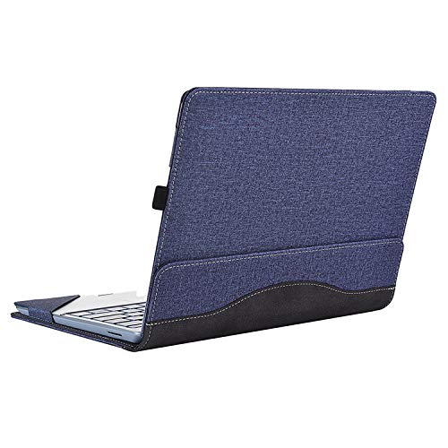Surface Laptop Go (12.4in) 入れもの/押しかぶせる 万覚え帳型 御前上等 御前上等PU なめし革 かっこ良い 帆布調 サーフェス 一巡りとっ始め Go 万覚え帳型手合い なめし革 入れもの/押しかぶせる かっこ良い 経口避妊薬入れもの/河馬 スマートフォン・タブレット-スマートフォン・携帯電話アクセサリー-ケース・カバー