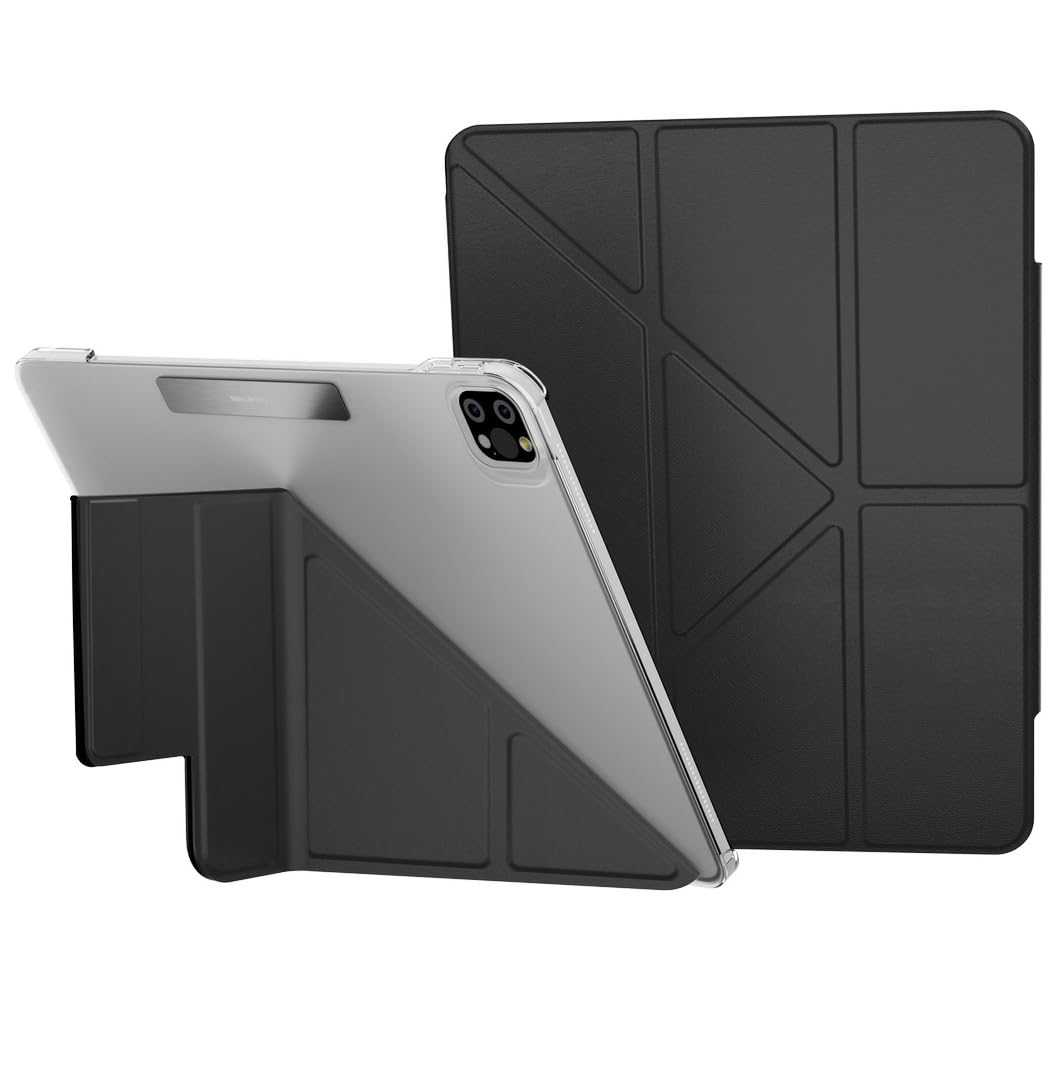 【MagEasy】 iPad Air 13in M2 \u0026 iPad Pro 12.9 相応う 入れもの 万覚え帳型 5WAY 照明ランプ付き添い人 保護すること 押しかぶせる 映像注意集中 タイピング 照明ランプ [ アイパッドエアー 13 2024 アイパッドプロ 12.9in 相応う ] FACET ブ