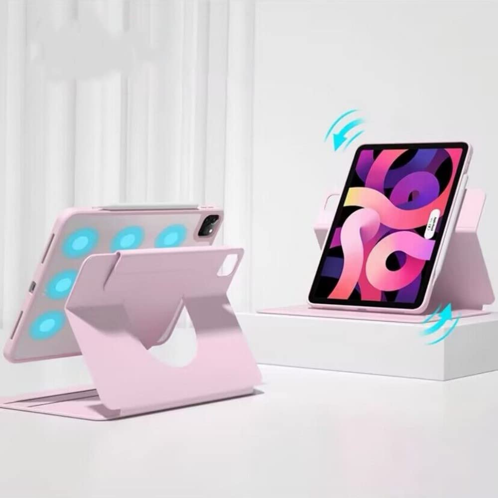 縦置き iPad 第10世代 ケース (2022) マグネットケース 耐衝撃【キーボード付も収納可能】iPad 10.9インチ ケース 磁気吸着カバー 取り外し可能な マグネットカバー アイパッド iPad 10 カバー 360度