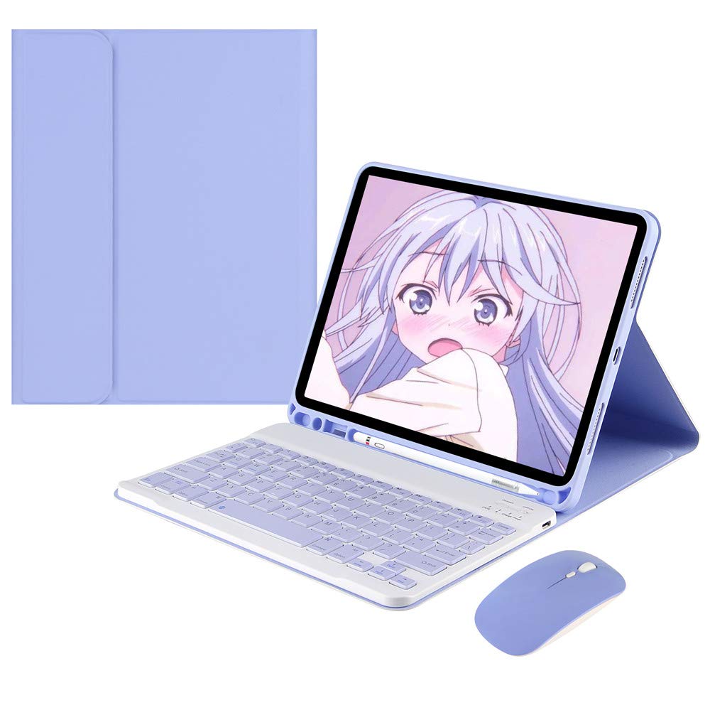 マウス付き Galaxy Tab S6 Lite キーボードケース 可愛い カラーキーボード マグネット 分離式 Android タブレット ギャラクシー Tab S6 Lite キーボード カバー ビジネス 学生 レディース 女性 人気 (Ta｜T.M.Bストア