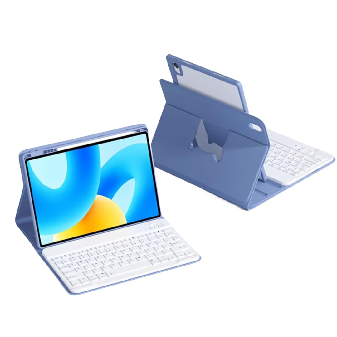 縦置き ipad 10.2インチ キーボード付きケース ipad 9世代 8世代 7世代 ケース キーボード付き 360度回転 透明 分離式ケース マグネットス吸着式 ipad9 ipad 8 ipad 7 ipad air3 pro10.5 キーボードケース 丸