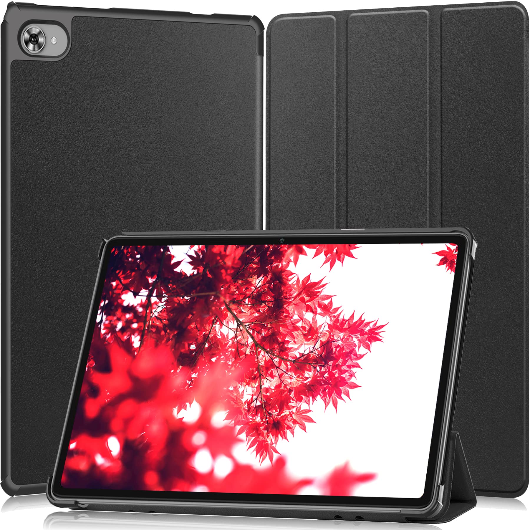 FOR TEC LAST M40Plus / P30S / P40HD ケース タブレット ケース 新型 M40Plus / P30S / P40HD カバー スタンド機能付き 保護ケース 三つ折 マグレット開閉式 薄型 超軽量 全面保護型 FOR TEC LAST M40Plus / P30S / P40H