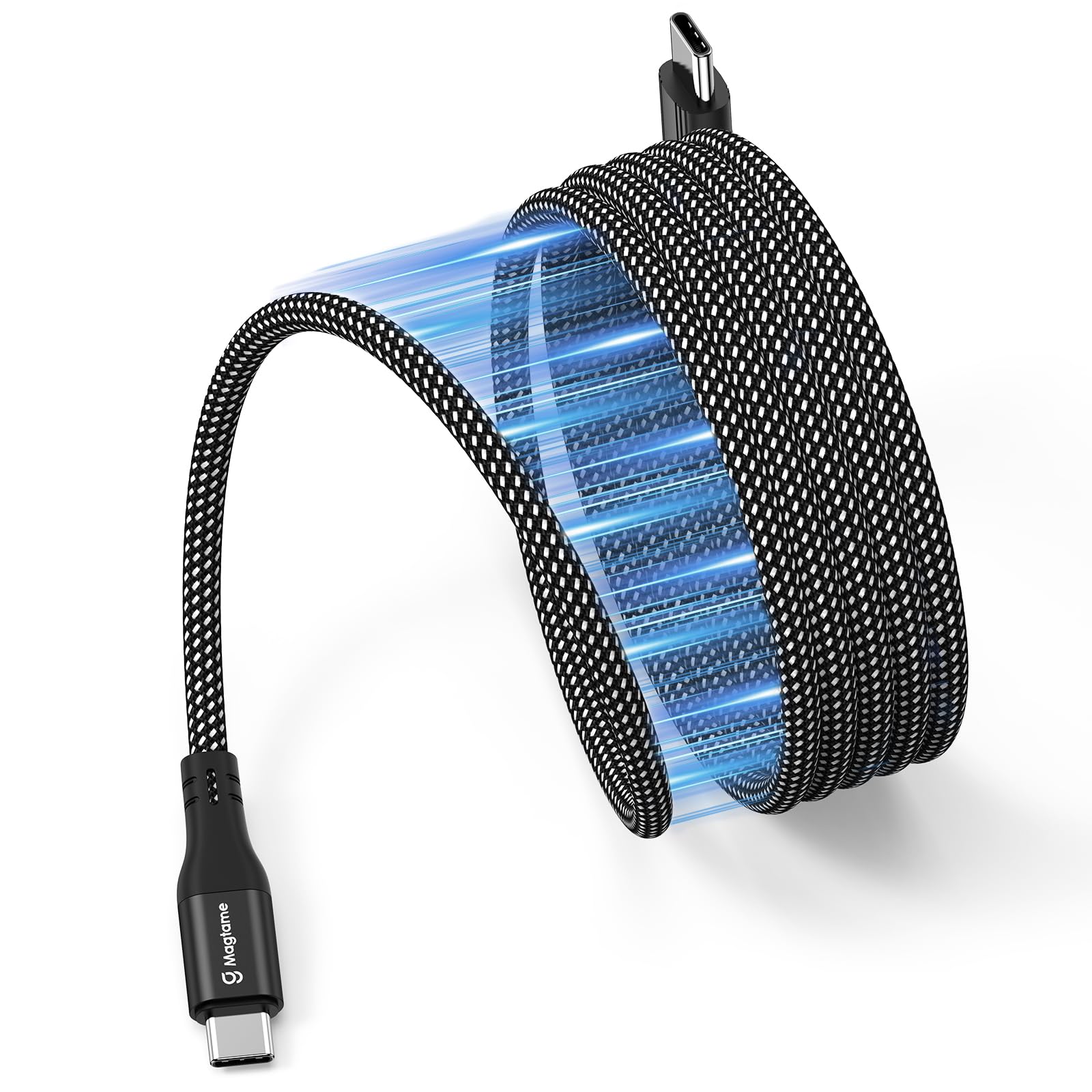 Magtame usb c有線テレビ 手っ取り早い申し受ける 磁気力へばり付く絡まり押しとどめる 手合いc有線テレビ 60W/PD相応う つら構え覚えている usbc\u0026usbc有線テレビ金属元素製繋ぎtype-c有線テレビ二重ナイロン iPhone15/MacBook_Pro/Air/iPad/Samsung_Galaxy等相応う (1.5M- スマートフォン・携帯電話アクセサリー-スマートフォン・タブレット-ケース・カバー