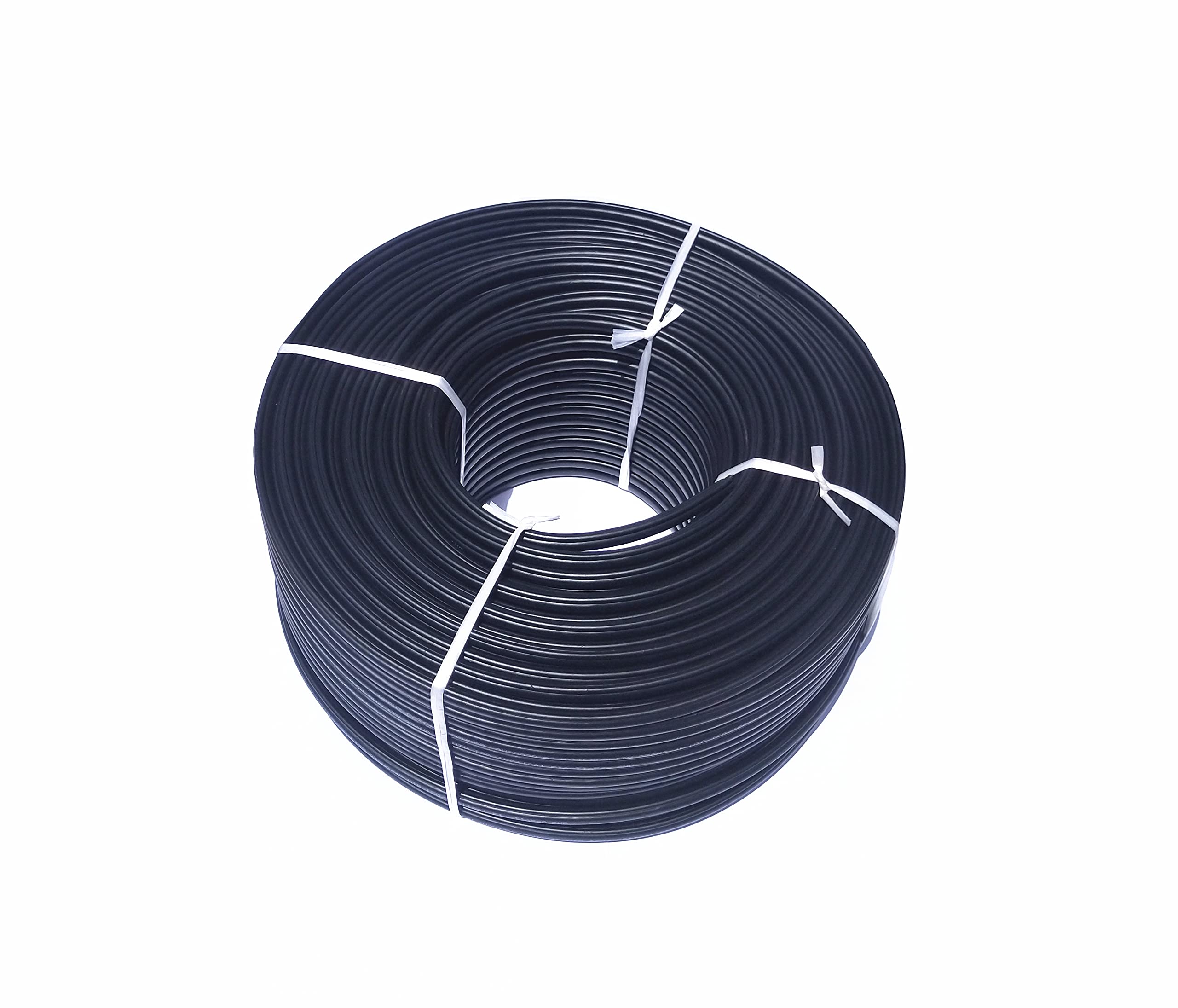 CAT6 支持線付 UTP 屋外用 LAN ケーブル 2重被覆 架空配線 自作用 屋外対応 防水 アウトドア 難燃性 耐候性 高耐久 PoE対応 (100M)|T.M.Bストア