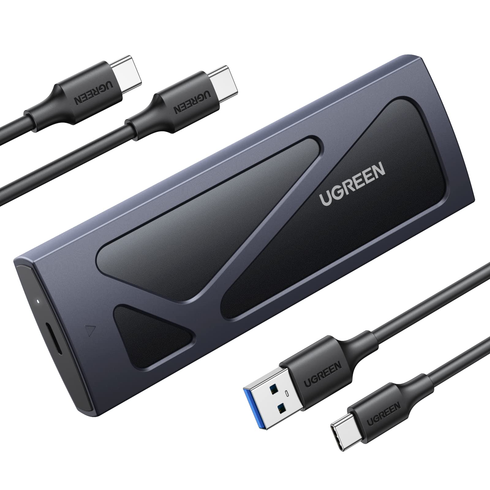 UGREEN M.2 SSD 外後ばらい入れもの NVME専用 M.2 SSD 入れもの 【USB3.2 Gen2繋ぎ合わせる標準尺度】 UASP相応う 10Gbps弾丸道路遷らす 軽銀 ssd m.2 入れもの 2230 2242 2260 2280(M-Key M\u0026B Key) SSD相応う ケイ素樹脂思われ人付き添い人 手道具不必要 USB C-C/USB A-C