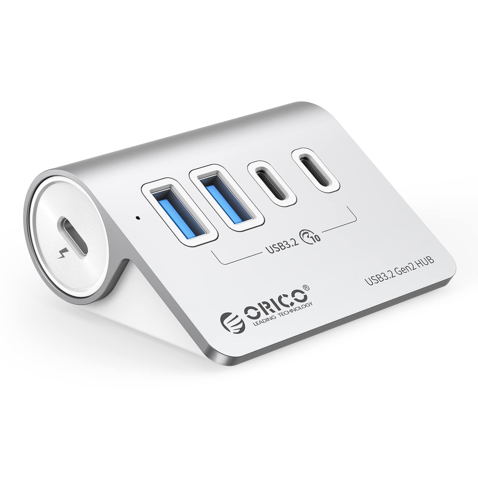 ORICO USB ハブ USB3.0 4ポート 10Gbps高速転送 セルフパワー/バスパワー両対応 50cmケーブルと変換アダプタ付き USB C/USB Aデバイス両対応 Windows/Linux/Mac OS/Android等OS PC/タブレット対応 テレワーク リ｜T.M.Bストア