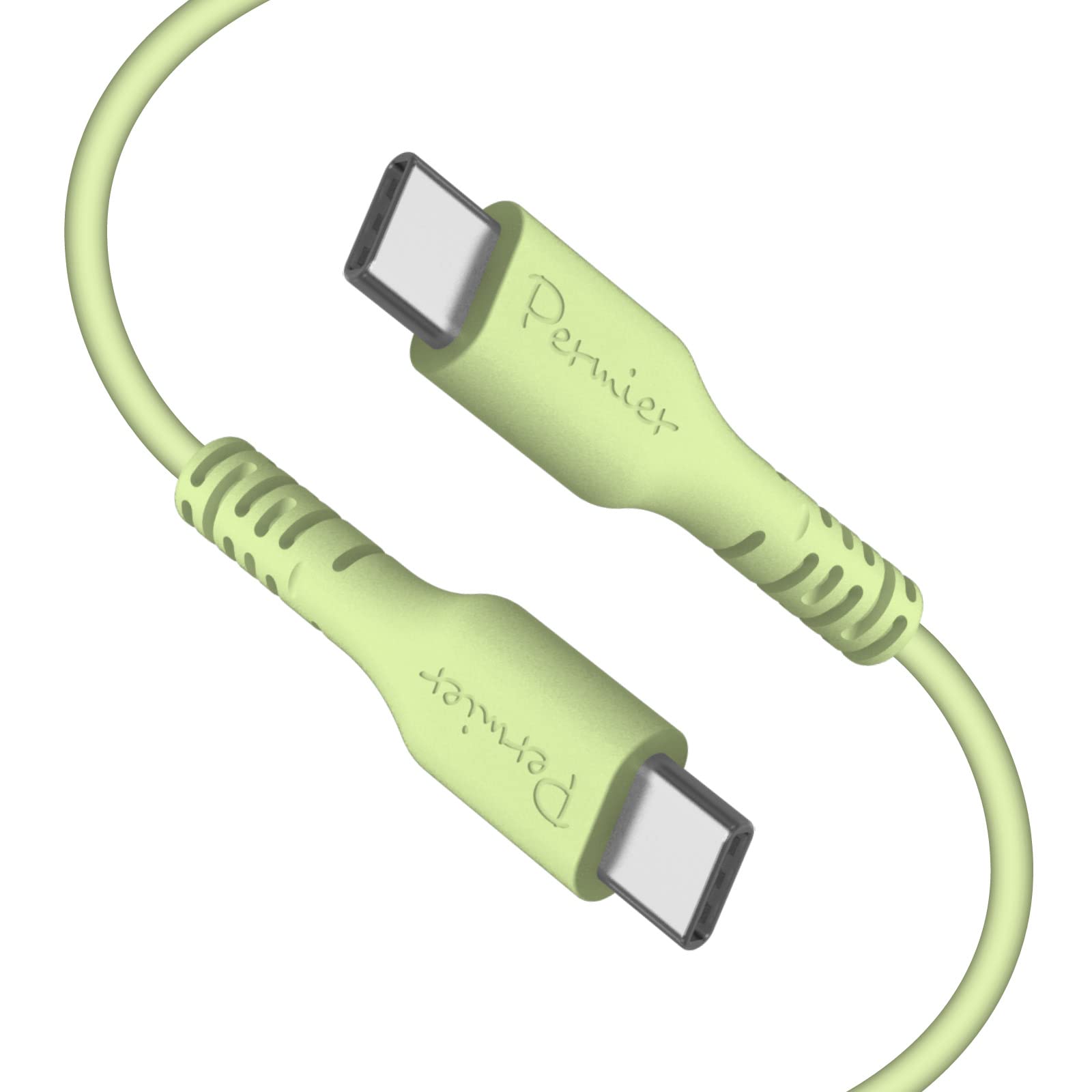 【楽天市場】Permier シリコンケーブル C to C 2.0m