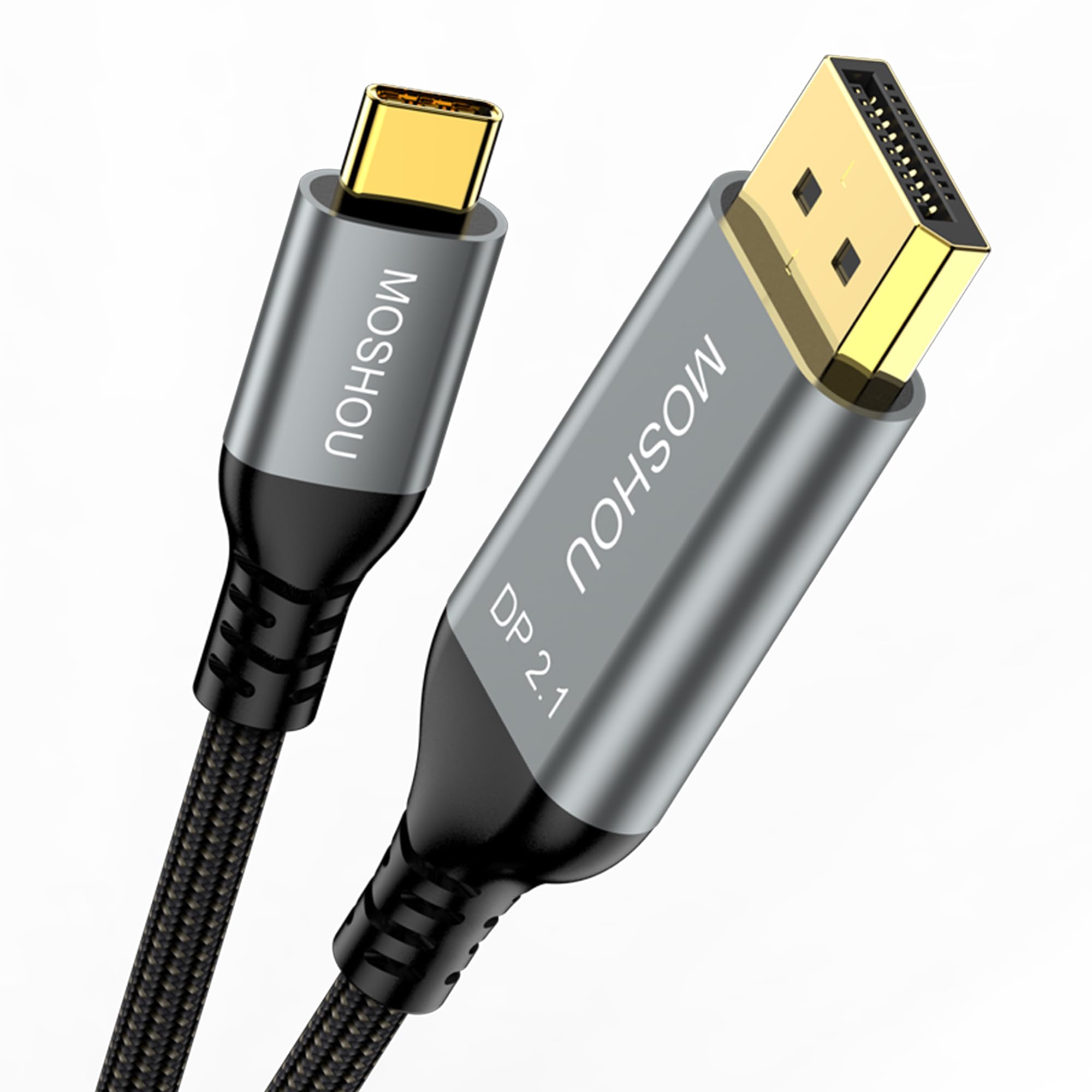 Sikai Type－C to DisplayPort 変換ケーブル 双方向伝送 DP 2.1 USB C DP ケーブル 変換ケーブルアダプタ 8K@60Hz 4K@144Hz 変換ケーブル スマホ テレビ ノートパソコン タブレットPCなど MacBook Pro 2020/2019, MacBo