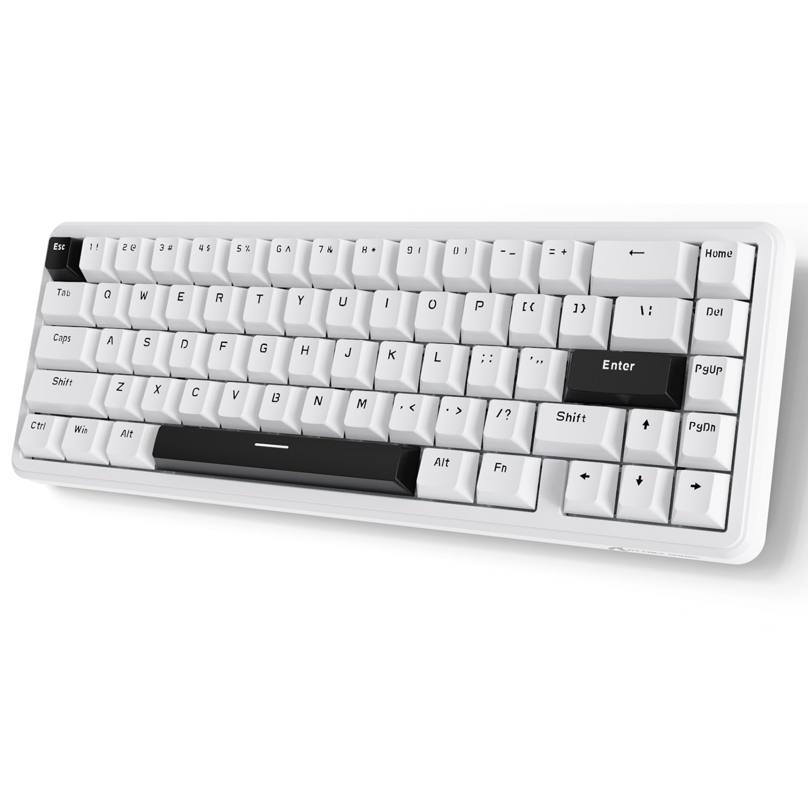 ATTACK SHARK X65 HEラピッドトリガーキーボード、磁気軸、0.01粍 RT的確さ、0.125msレイテンシー、8Kポーリング割り合い、0デッド地方、snap tap、128K走査割り合い、Web１番ウッド、RGBうしろ側点火装置、4-インチ