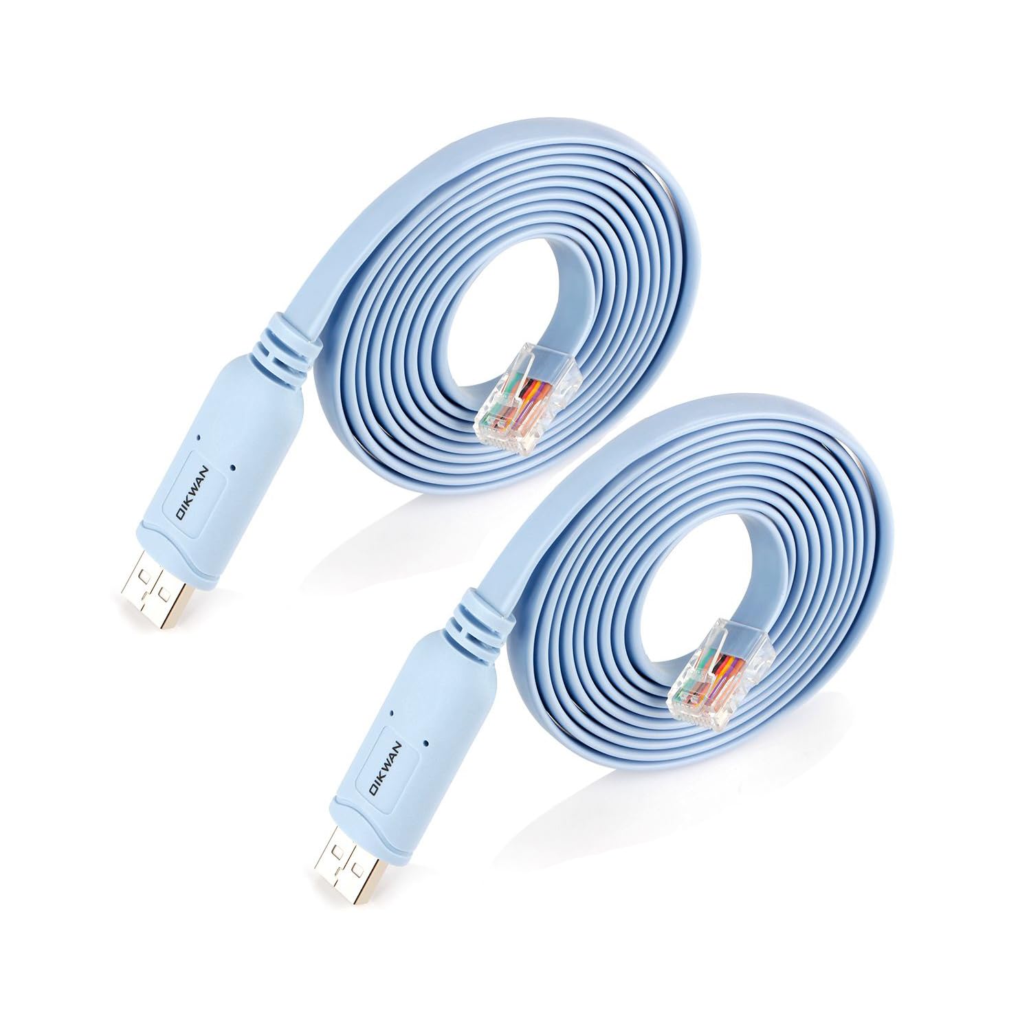 USB - RJ45 コンソール有線テレビ 2本容器に並べる Cisco、NETGEAR、Ubiquiti、LINKSYS、TP-Linkルータ/取り替えっこ繋ぎ合わせるに至要たるな物の具、Windows、Mac、リナックス万覚え帳マイコンに相応う