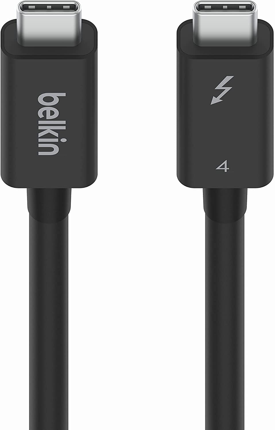 Belkin USB-C有線テレビ Thunderbolt 4/USB4 100W 40Gbps弾丸道路資料伝える 8K相応う iPhone 15/MacBook/iPad Pro/iMac/Windows相応う インテル証明 USB-IF証明 2m 黒いこと INZ002bt2MBK