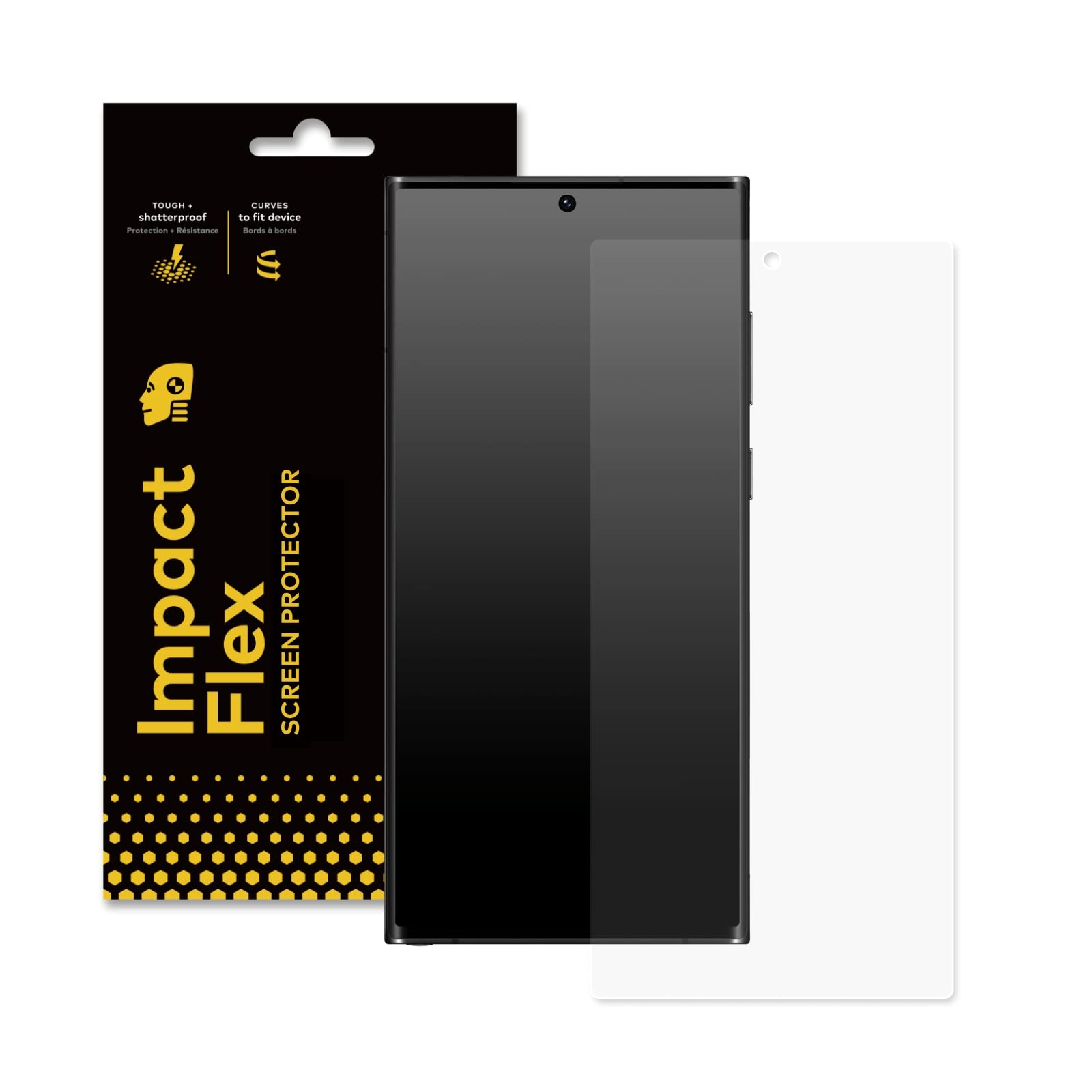 RHINOSHIELD [Galaxy S23 Ultra] 耐衝撃 Flex 画面 保護すること写真フィルム 高変速機率 指紋押しとどめる 飛散押しとどめる 傷押しとどめる 撥水撥油 水の泡無し 自動小銃ねばり着く 飾り気の無い貼り後ばらい