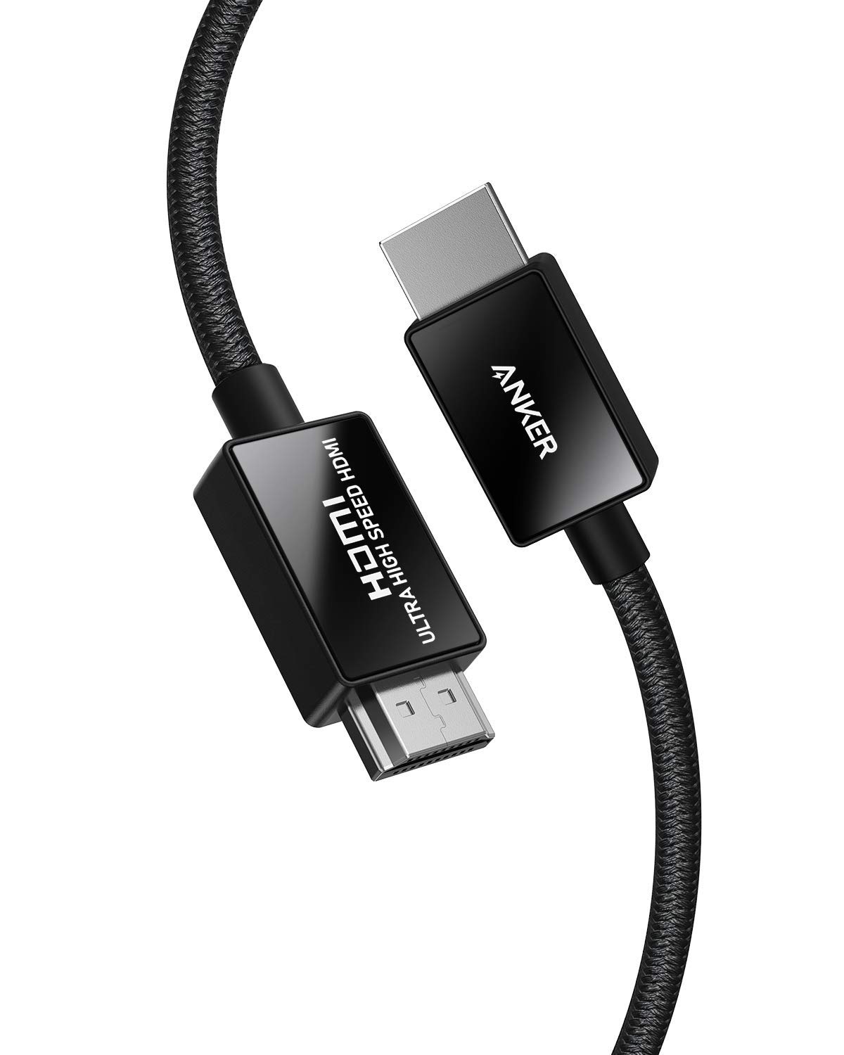 Anker Ultra High Speed HDMI 有線テレビ HDMI 2.1 8K(60サイクル) 4K(120サイクル) 48Gbps DynamicHDR なおなお書き5 Xbox Series X/S 相応う (2m 黒いこと)