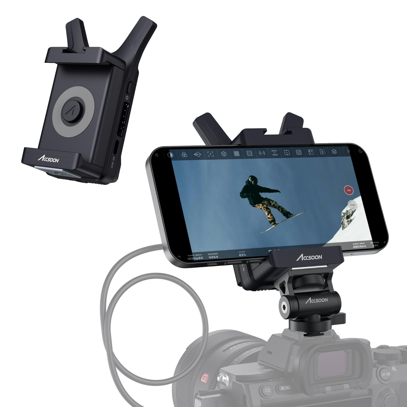 楽天市場】Accsoon CineEye 5GHz ビデオ送信機 WiFi HDMI