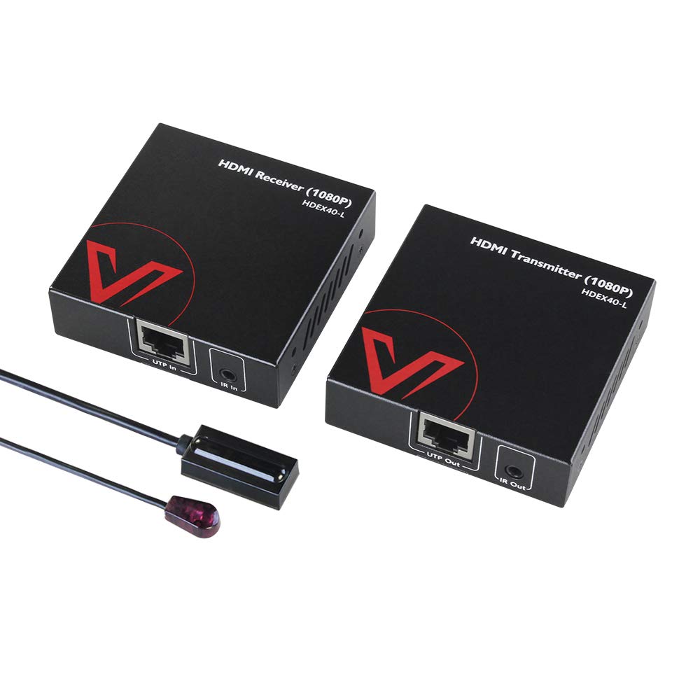 AV Access HDMI エクステンダー HD1080P@60Hz ロスレス伝送、 POC単電源 EDIDコピー機能 IR制御 、164ft（50M）Cat5e /6/7 LANケーブルに対応、金属シェル 簡単インストール PSE電源アダプターESD保護