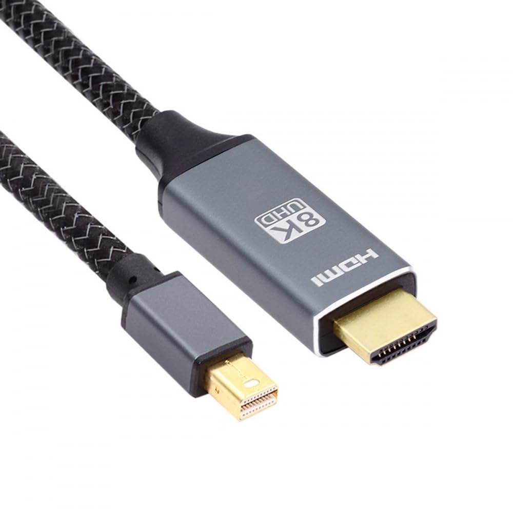 CY Mini DP DisplayPort 1.4出どころからHDMI 2.0見せびらかす 8K 60hz UHD 4K Mini-DP - HDMI オスモニターケーブル。