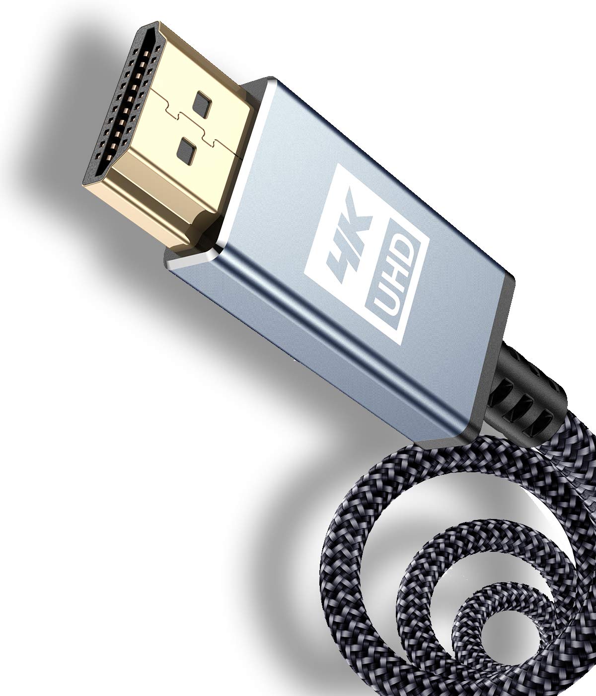 4K HDMI ケーブル 4.5m【ハイスピード アップグレード版】 HDMI 2.0規格HDMI Cable 4K 60Hz 対応 3840p/2160p UHD 3D HDR 18Gbps 高速イーサネット ARC hdmi ケーブル - 対応 パソコンの画面をテレビに映す Apple TV,PS