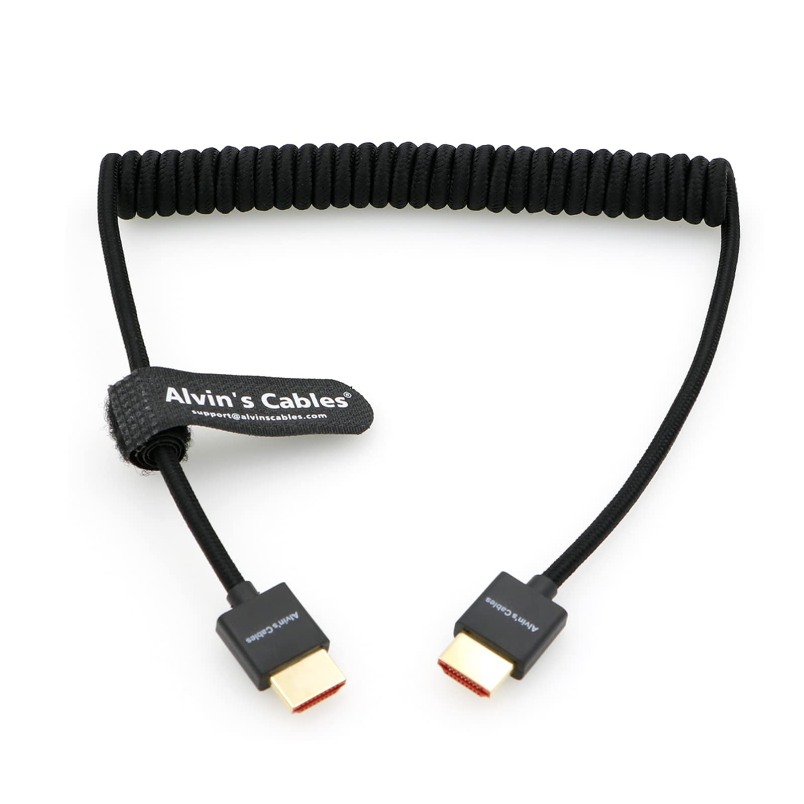 Alvin's Cables 8K 2.1 フルHDMI編組コイルケーブル Atomos Ninja-V 4K-60P Z-CAMのCanon-C70用 Sony A7S3| A9| A74用|T.M.Bストア