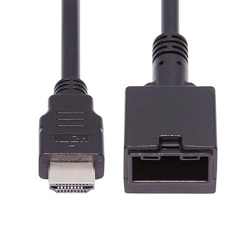 xiwai HDMI 1.4 4K タイプA オス - タイプEメス オーディオビデオケーブル 自動車接続システムグレードコネクター用 1.5フィート