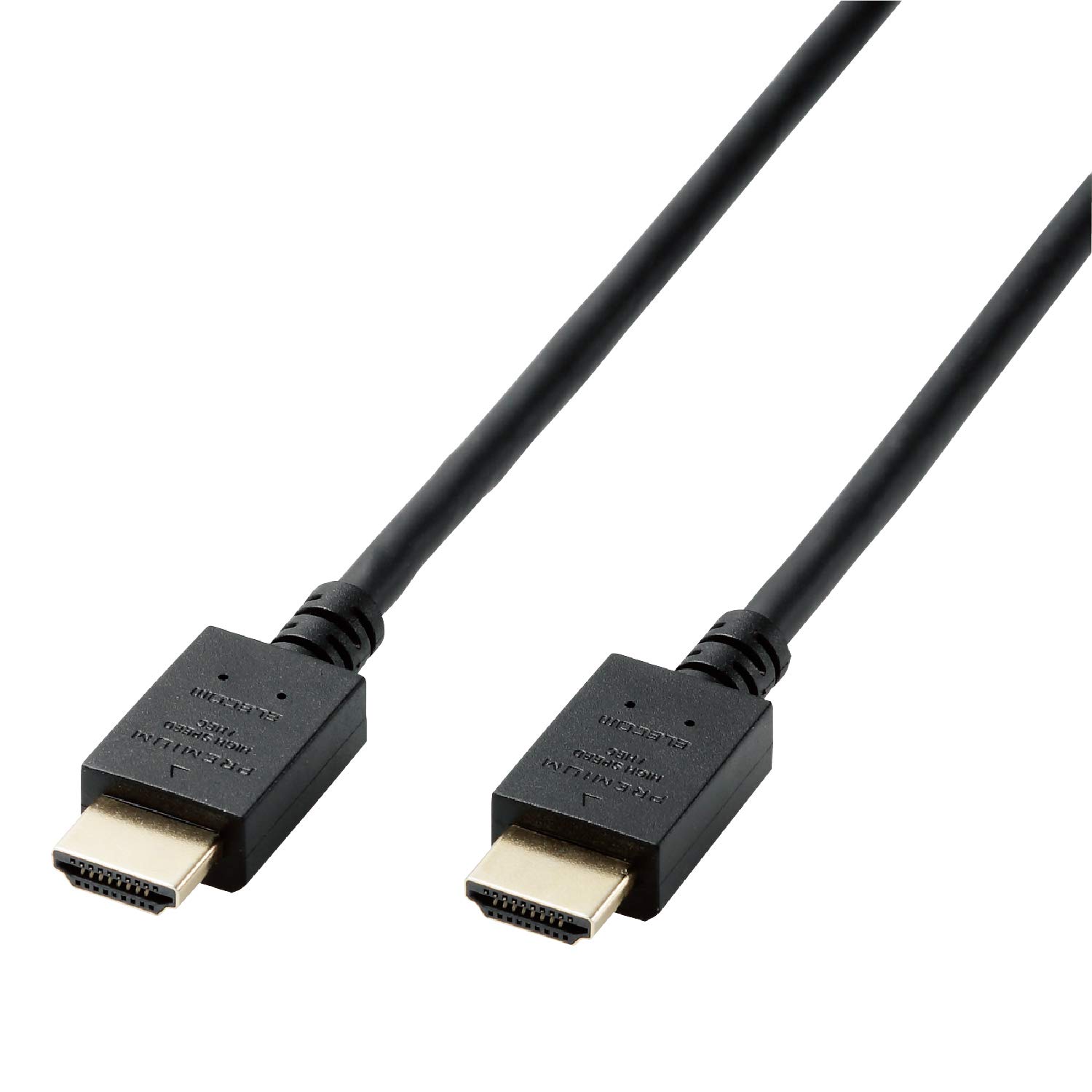 エレコム HDMI 有線テレビ 5m 割り増し金 4K / Ultra 固定ディスク / 3D盛りだくさん固定ディスク相応う 黒いこと CAC-HDP50BK