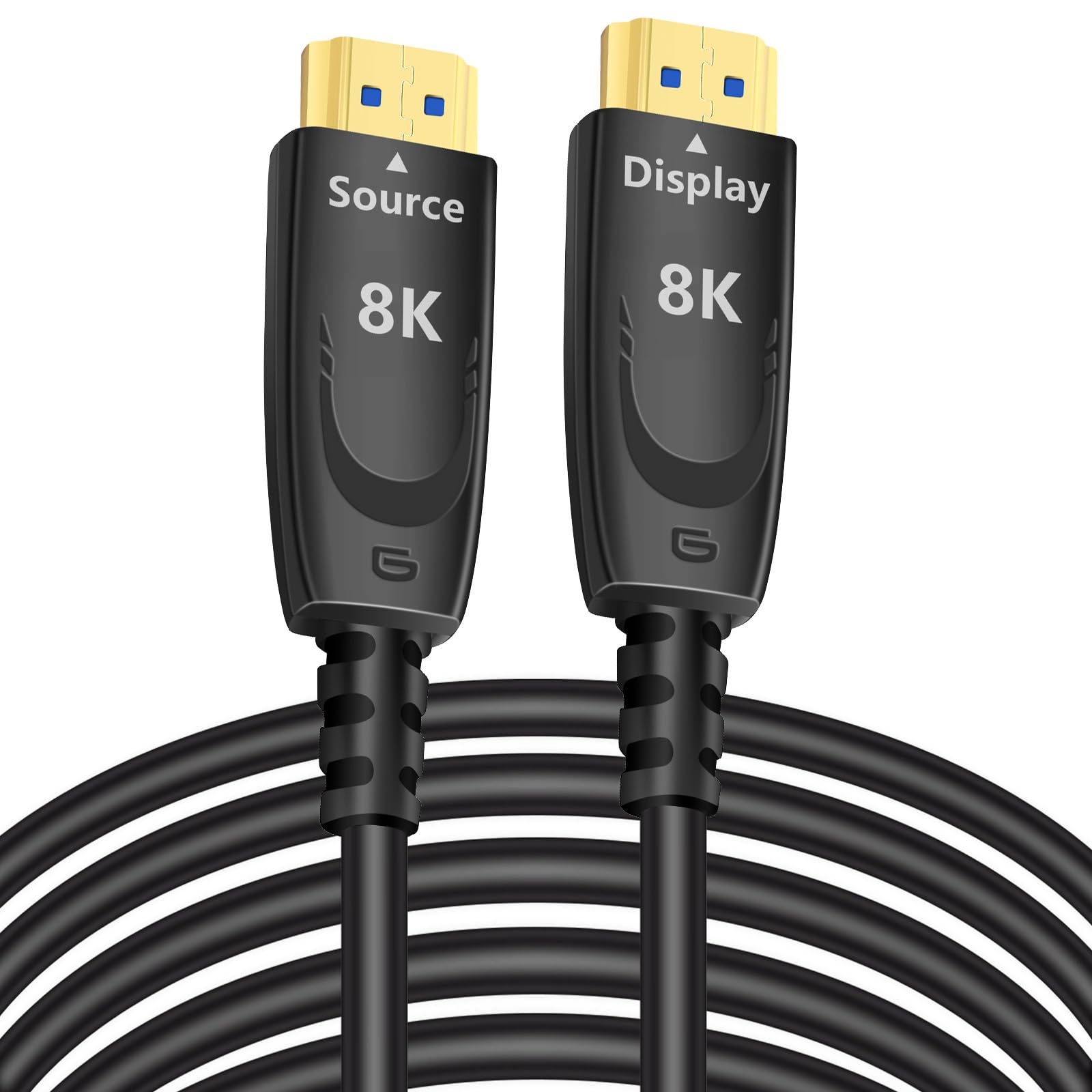 DTECH 8K 光ファイバー HDMI ケーブル 10M 8K@60HZ 4K@120Hz 2K@144Hz 48Gbps 3D eARC DTS:X Atoms HDMIケーブル 超高速伝送 Ultra HDR SBTM VRR ALLM QFT QMS HDMI Cable パソコン モニター テレビ