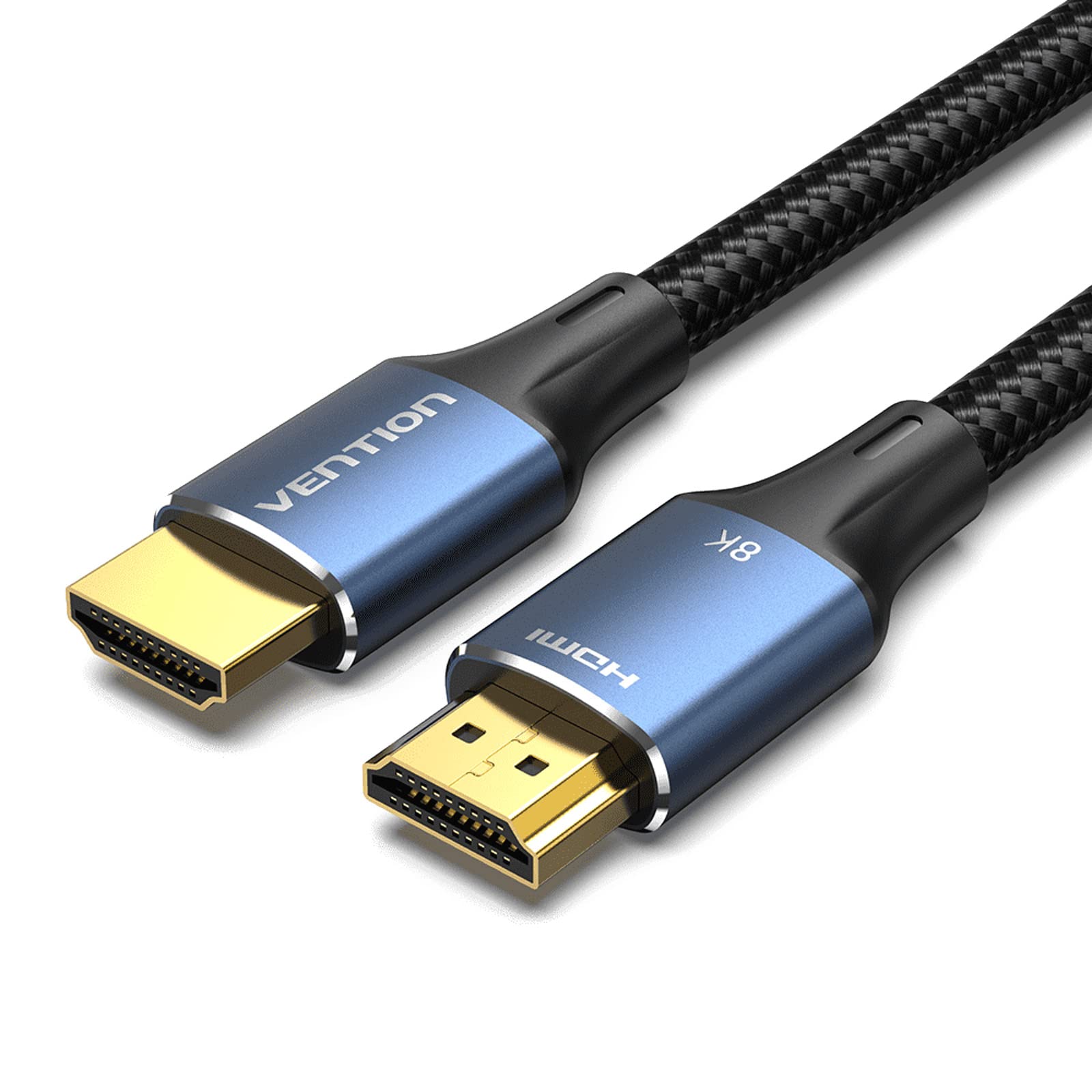 VENTION HDMIケーブル 5m ブルー HDCP対応 コットン編み 8K アルミニウム合金｜T.M.Bストア