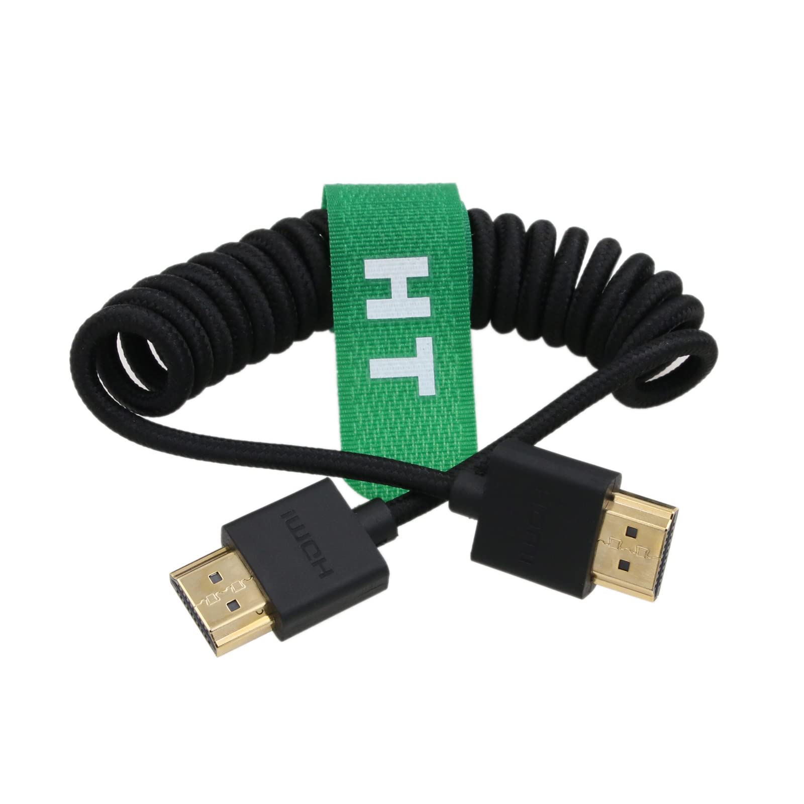 HangTon HDMI 4K 120p 8K 30p は ATOMOS 忍者 V の Blackmagic のモニター、ソニー A7siii キャノン R5 Nikon のカメラのタイプ A HDMI 2.1 のためのケーブルを編みこんで包みました